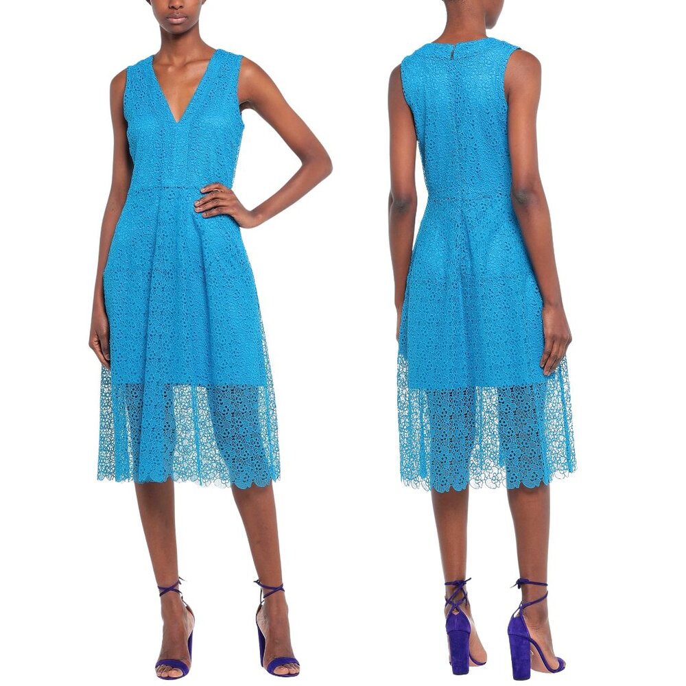 Michael Kors Floral Lace Midi Dress – XS – NWT – $295 MSRP
